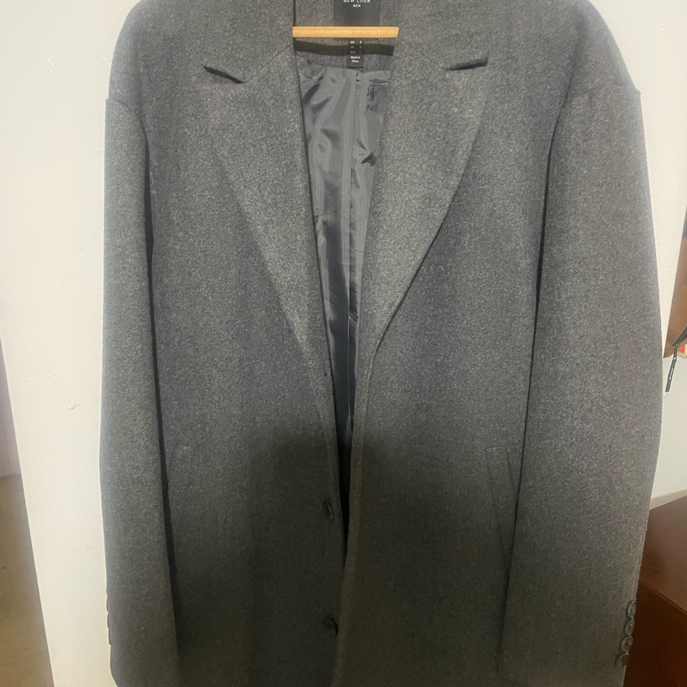 New Look Charcoal Men's Coat